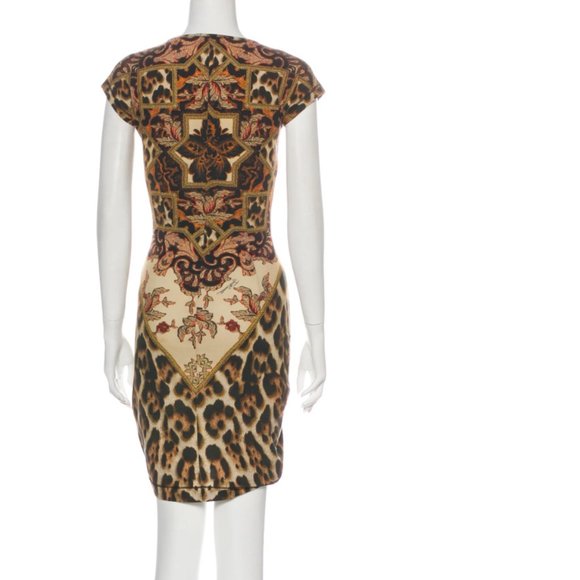 JUST CAVALLI Animal Print Bodycon Dress - Picture 3 of 5